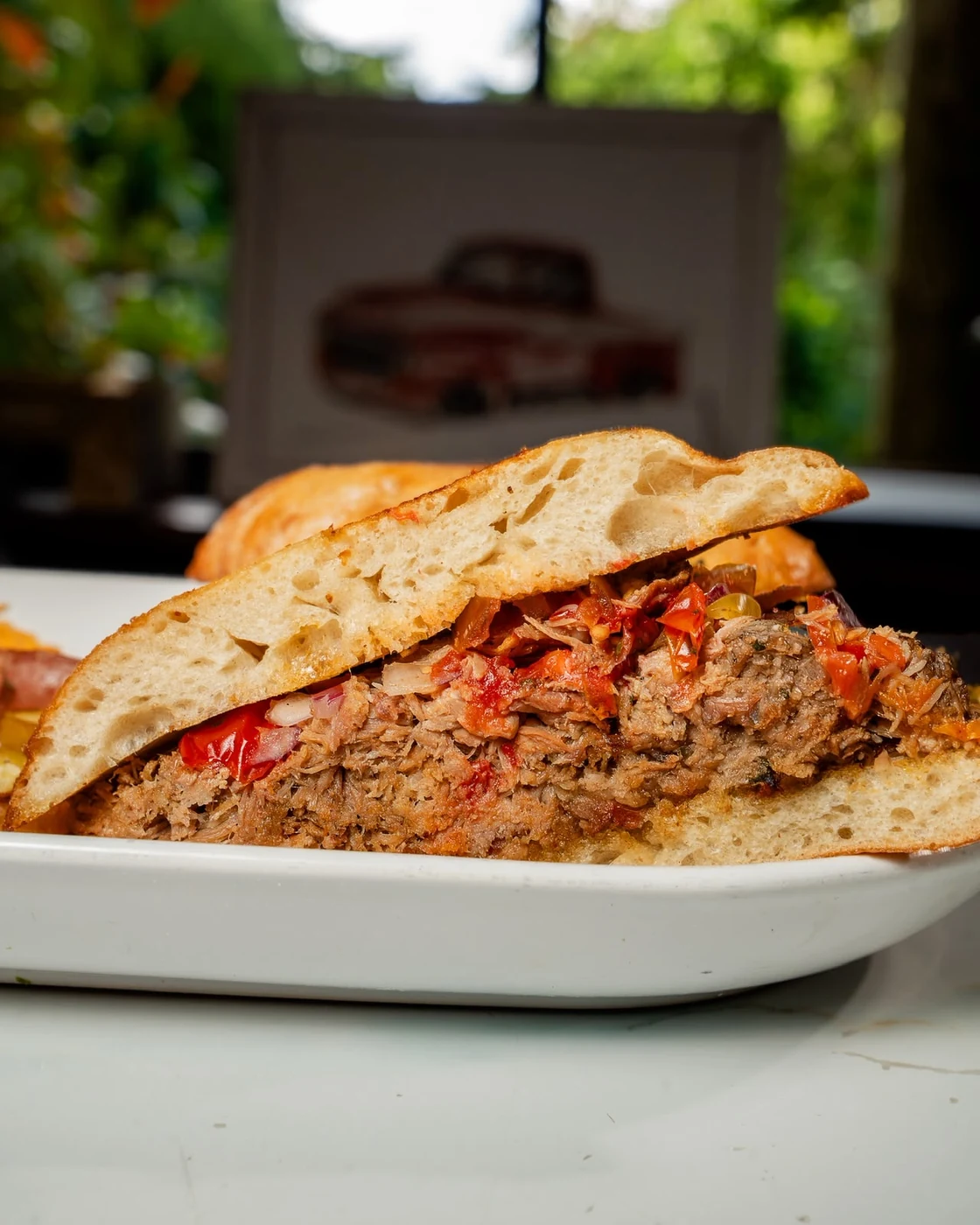 Sandwich de Cerdo ahumado — Smoke Master BBQ Guaynabo
